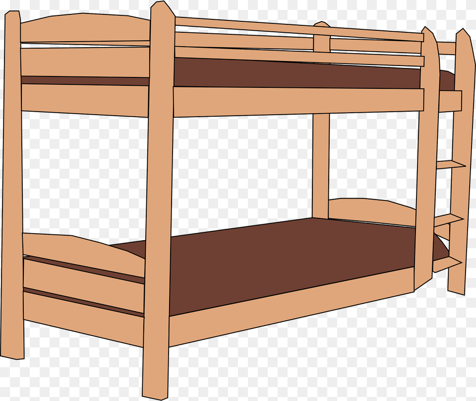 Bed Clipart, Bunk Bed, Furniture, Crib, Infant Bed Png
