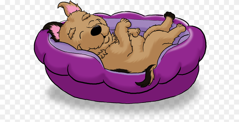 Bed Clipart Dog Dog In Dog Bed Clipart, Birthday Cake, Cake, Cream, Dessert Free Png Download
