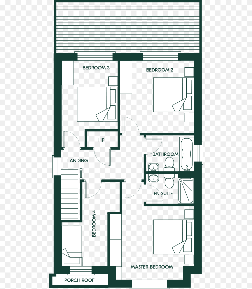 Bed Detached Floor Plan, Diagram, Floor Plan Free Transparent Png