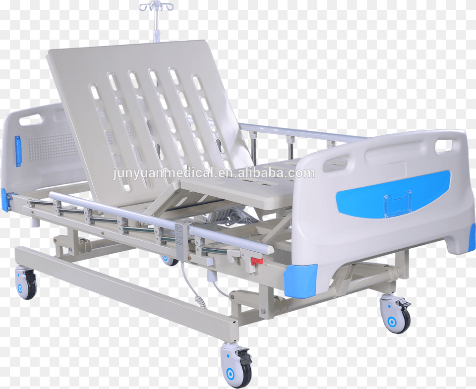 Bed Electric 3 Function Height Adjust Icu Hospital Hospital, Architecture, Building, Crib, Furniture Free Png