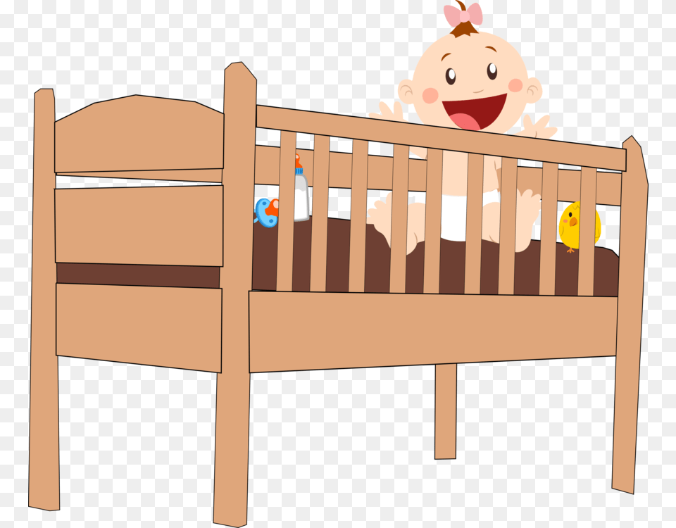 Bed Frameangleinfant Bed Cartoon Of Cot, Crib, Furniture, Infant Bed, Bunk Bed Png Image