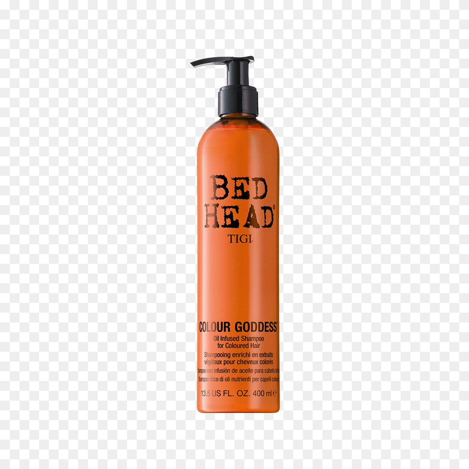 Bed Head Colour Goddess Oil Infused Shampoo, Bottle, Lotion, Shaker, Cosmetics Png Image