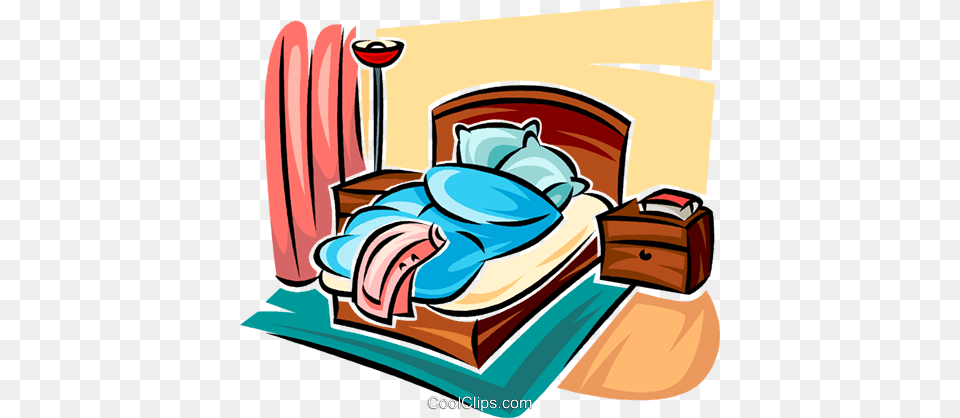Bed Royalty Vector Clip Art Illustration, Furniture, Bulldozer, Machine Free Png Download