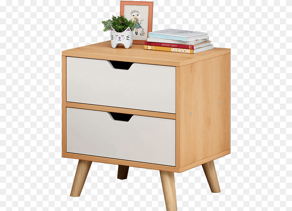 Bed Side Table Dimension, Cabinet, Drawer, Furniture Free Png Download