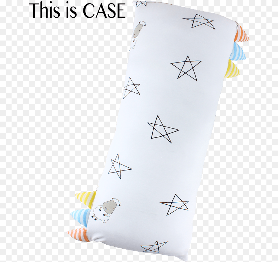 Bed Time Buddy Case Big Star Amp Sheepz White With Stripe Cushion, Home Decor, Baby, Person, Pillow Png Image