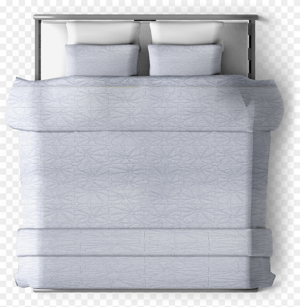Bed Top View, Cushion, Furniture, Home Decor, Linen Png Image