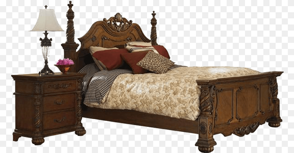 Bed Wooden Furniture, Lamp, Crib, Infant Bed, Bedroom Png