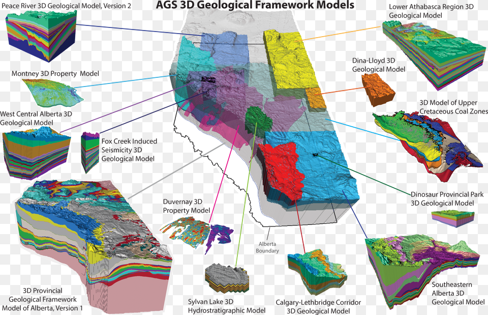 Bedrock Geology Of Alberta, Chart, Plot Png Image