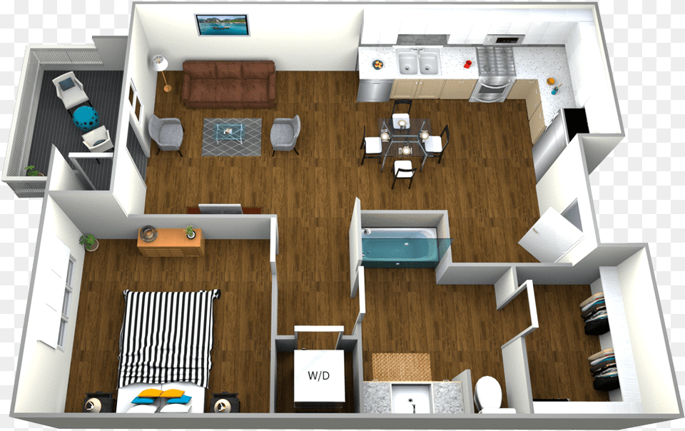 Bedroom 1 Bathroom Apartment For Rent At The Roy Floor Plan, Architecture, Building, Diagram, Floor Plan Free Transparent Png