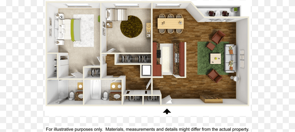 Bedroom 2 Bath Floor Plan Lombardi Apartments, Indoors, Interior Design, Kitchen, Living Room Free Transparent Png