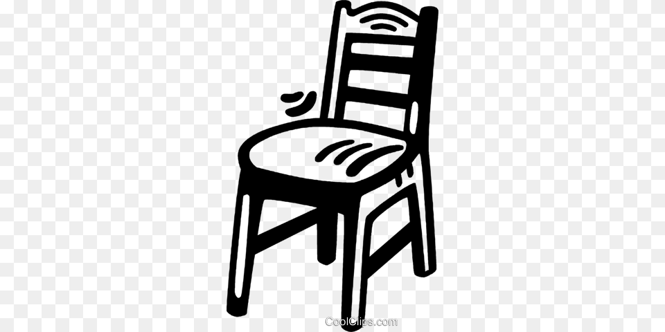 Bedroom Chair Royalty Vector Clip Art Illustration, Furniture Free Transparent Png