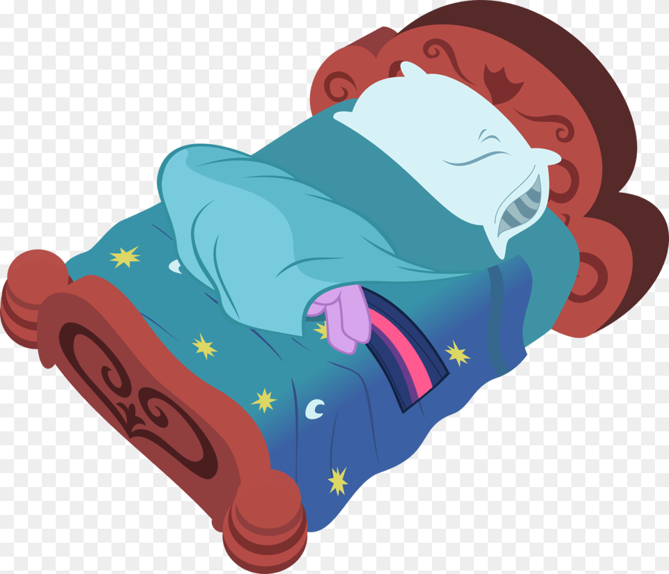 Bedroom Clipart Bed Cartoon No Background, Blanket, Person, Sleeping, Baby Free Png Download