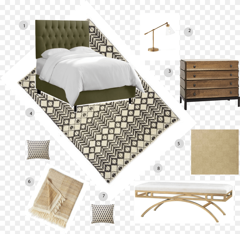 Bedroom Design Serena And Lily Bed Frame, Home Decor, Rug, Furniture Png Image