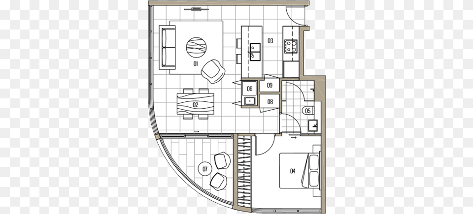 Bedroom Ground Floor Apartment Floor Plan, Diagram, Chart, Plot, Floor Plan Png