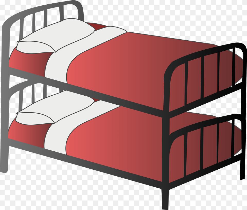 Beds Clipart, Bed, Bunk Bed, Crib, Furniture Png Image