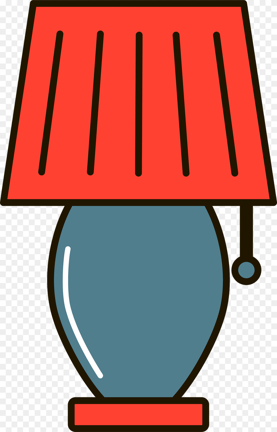 Bedside Lamp Clipart, Table Lamp, Lampshade Free Png