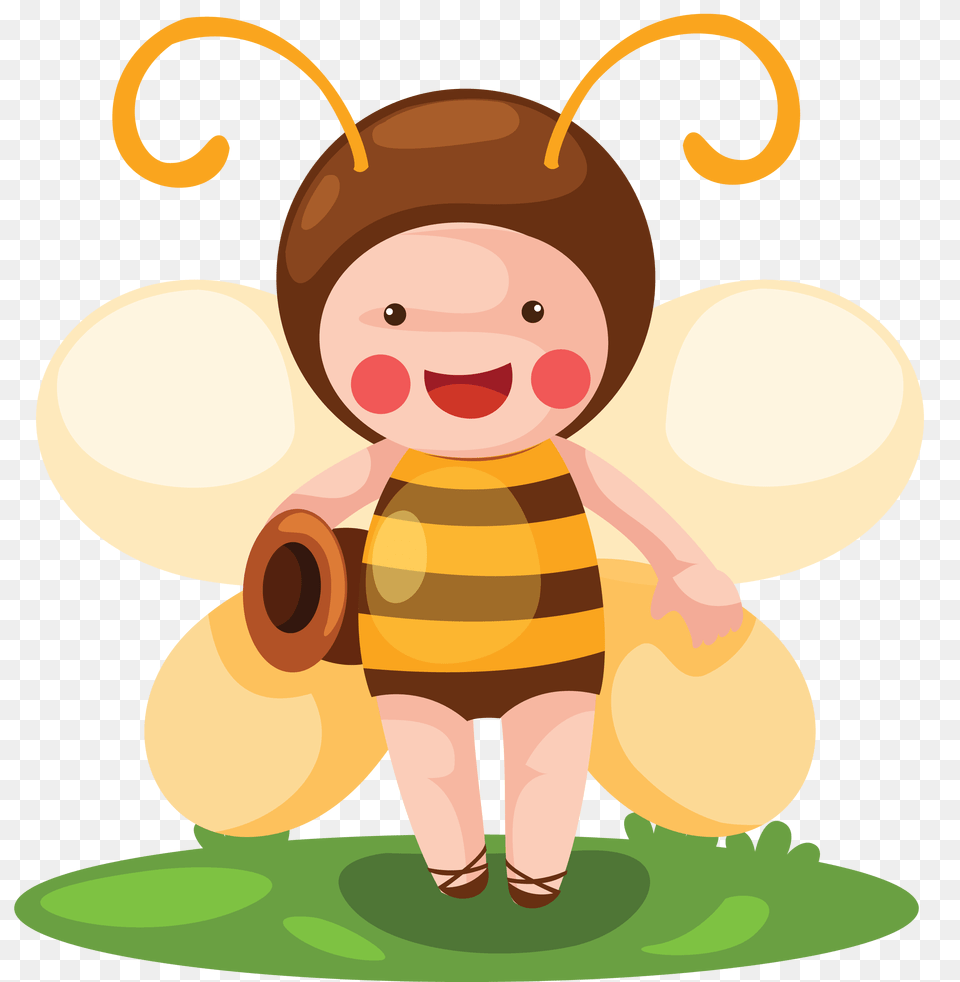 Bee, Face, Head, Person, Snowman Png