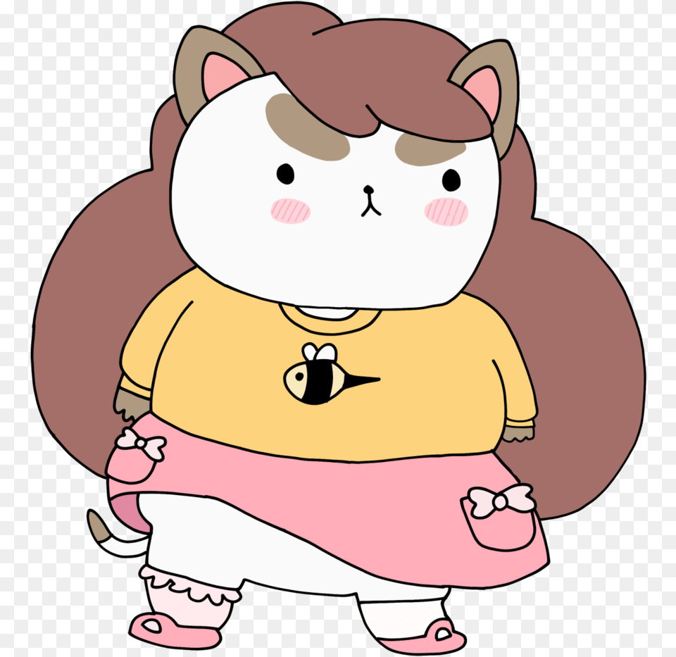 Bee And Puppycat Bee And Puppycat, Cartoon, Animal, Bear, Mammal Png Image