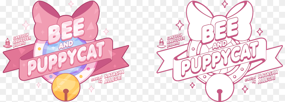 Bee And Puppycat Logo, Advertisement, Poster, Sticker Png