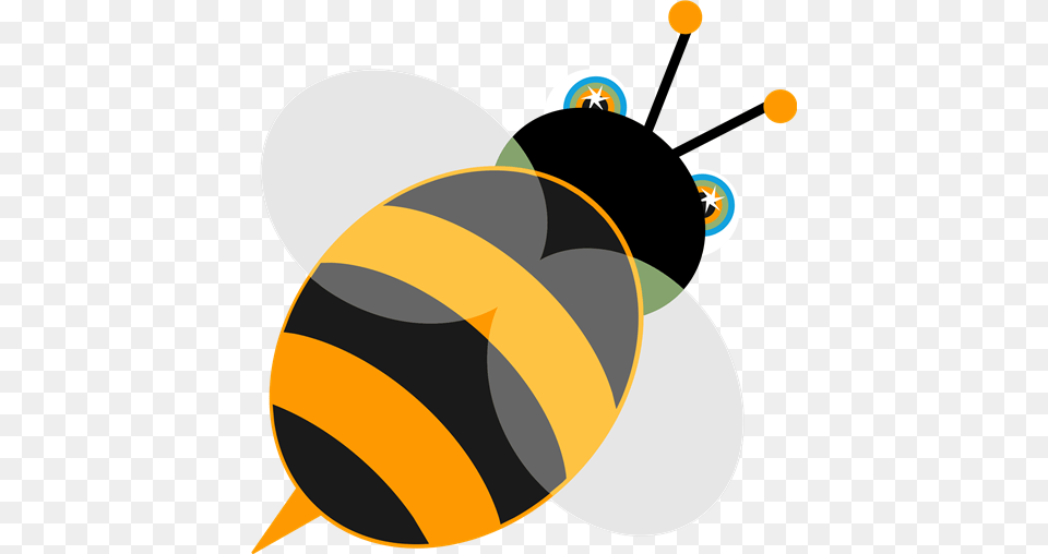 Bee Animated Bee Animated Bee Oval Ornament, Sphere, Animal, Insect, Invertebrate Png