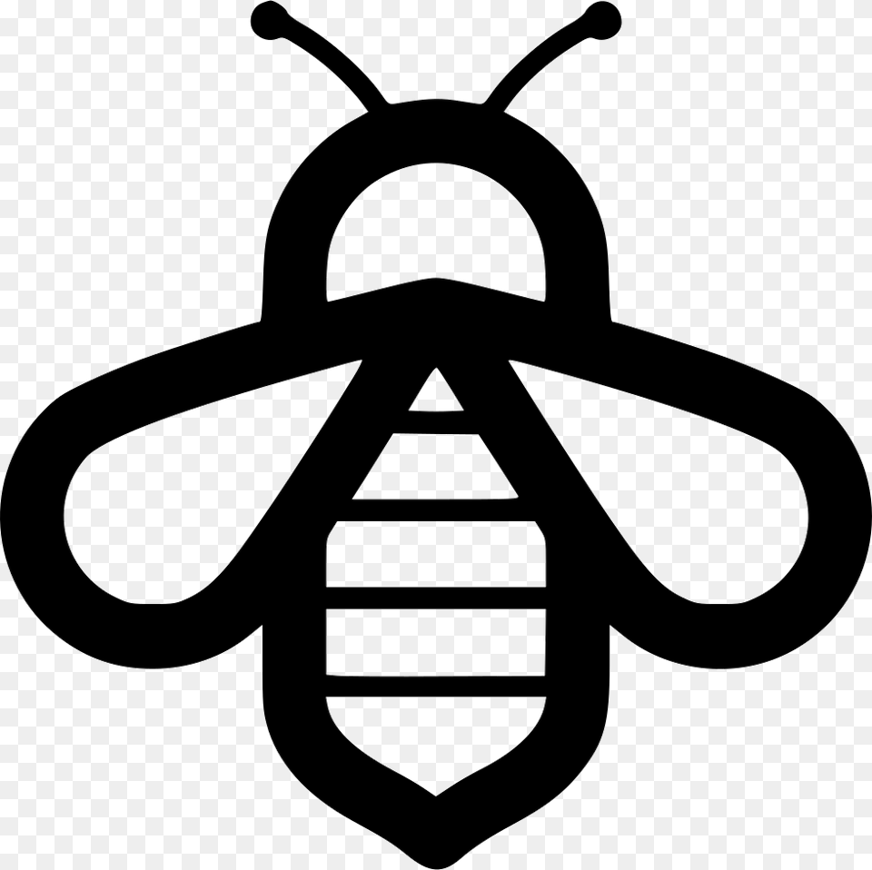 Bee Bee Icon, Stencil, Animal, Insect, Invertebrate Free Transparent Png