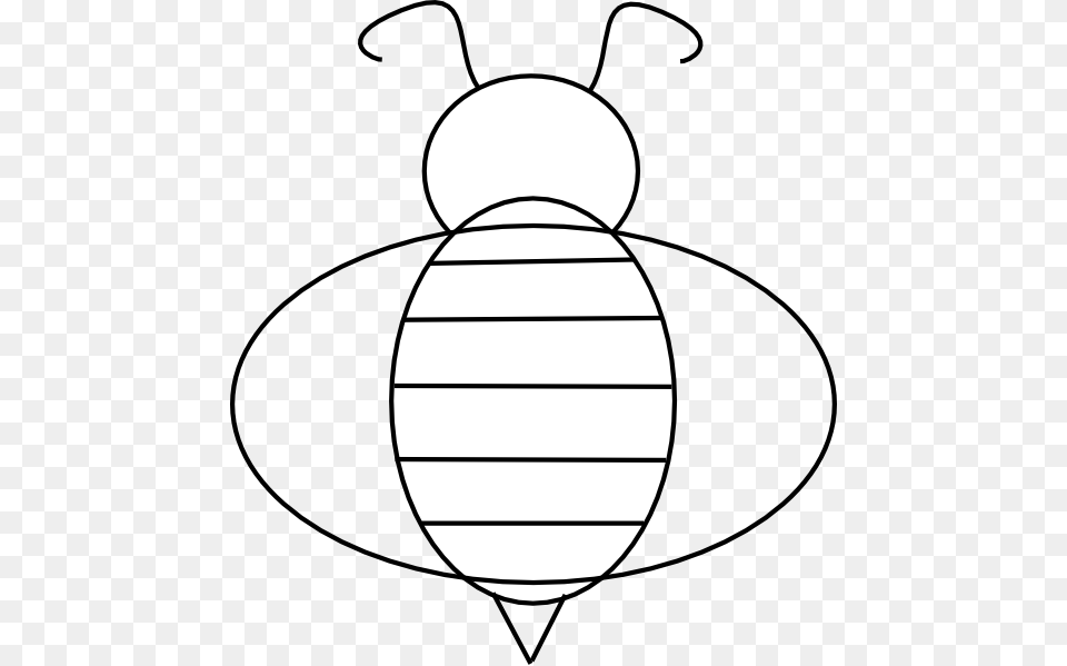 Bee Body Clipart Black And White, Ammunition, Grenade, Weapon Free Png