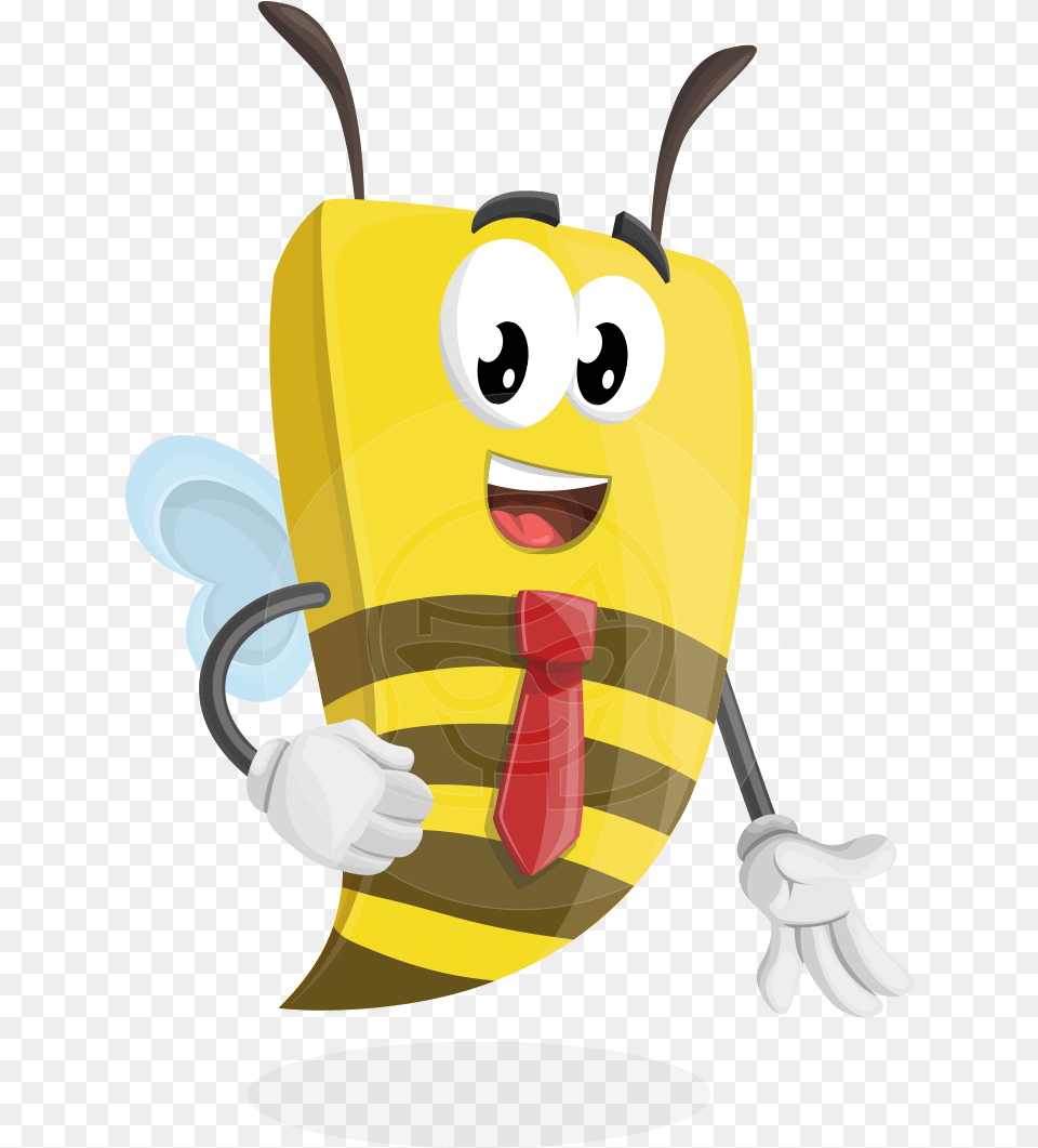 Bee Businessman Cartoon Vector Character Aka Lee The Cartoon, Dynamite, Weapon Free Transparent Png