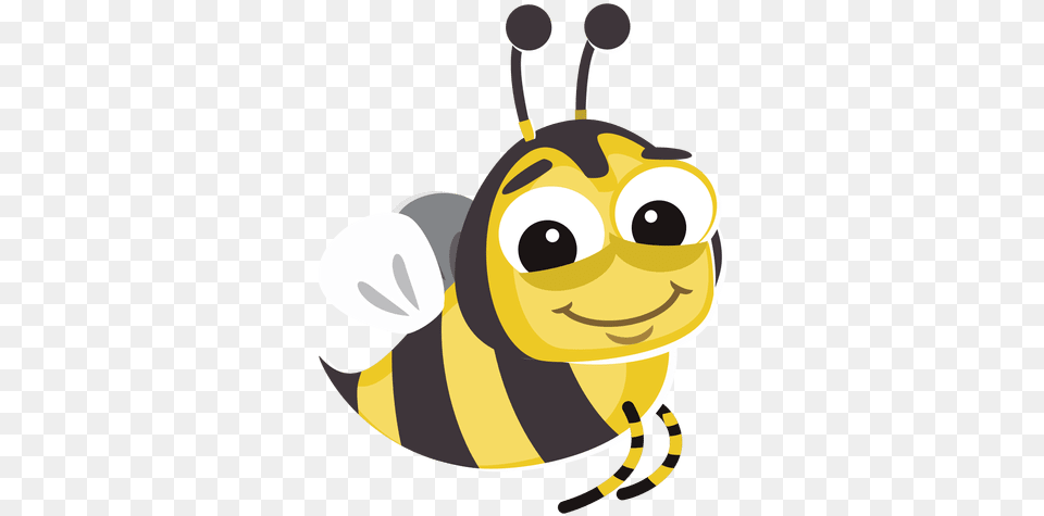 Bee Cartoon Bug Abeja Animada Formato, Animal, Honey Bee, Insect, Invertebrate Png Image