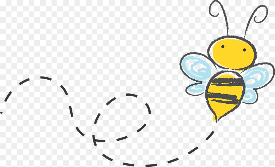 Bee Cartoon Bumble Honey Icon Buzz Sketch Yellow Free Bee Clipart, Animal, Insect, Invertebrate, Wasp Png Image