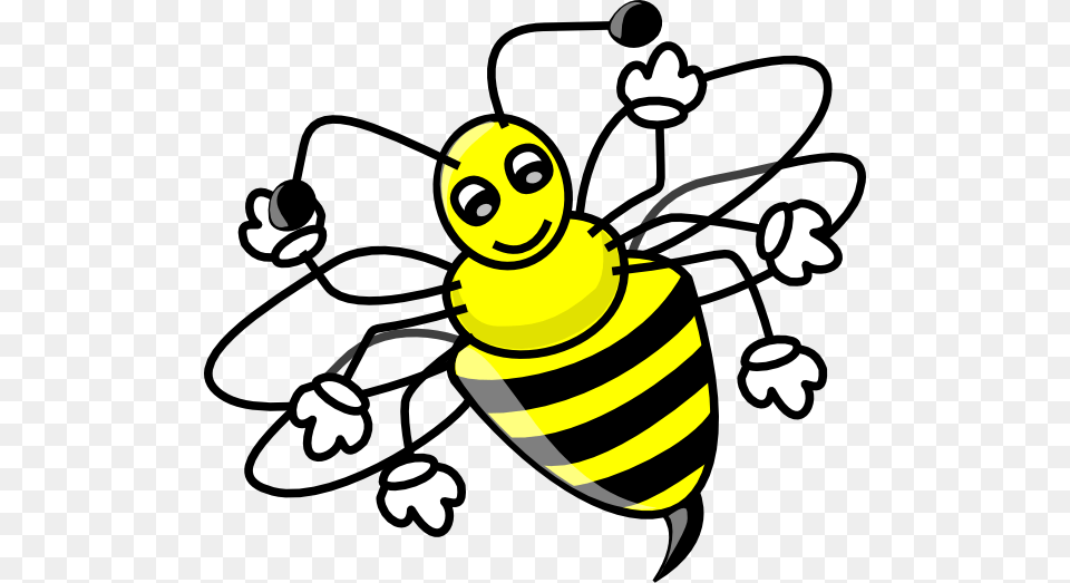Bee Clip Art, Animal, Honey Bee, Insect, Invertebrate Png Image