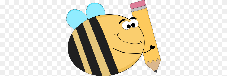 Bee Clip Art, Pencil Free Transparent Png