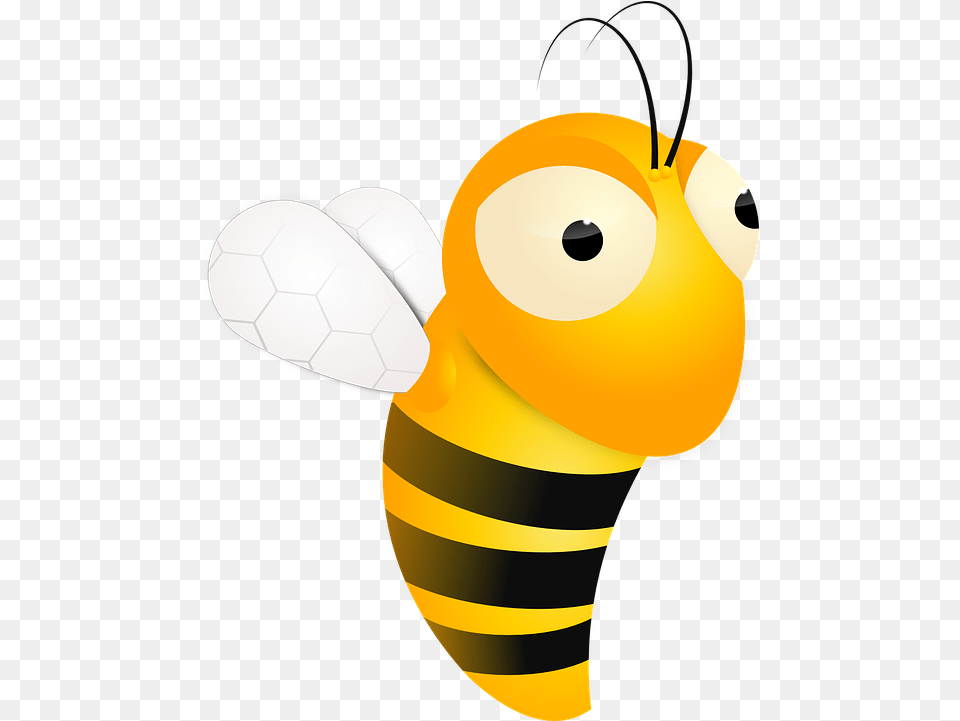 Bee Clip Art Insect Animation Bee Moving Animated Honey Bee, Animal, Invertebrate, Honey Bee, Football Free Transparent Png