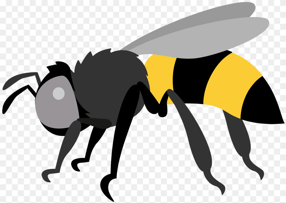 Bee Clipart, Animal, Insect, Invertebrate, Wasp Png Image