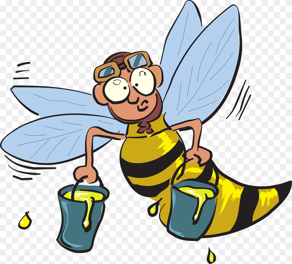 Bee Clipart, Animal, Insect, Invertebrate, Wasp Png