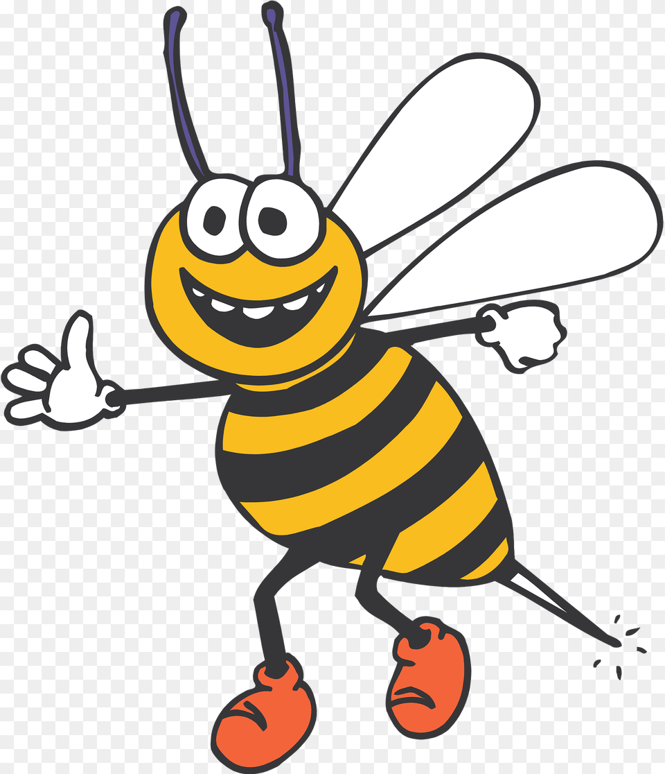 Bee Clipart, Animal, Honey Bee, Insect, Invertebrate Png Image