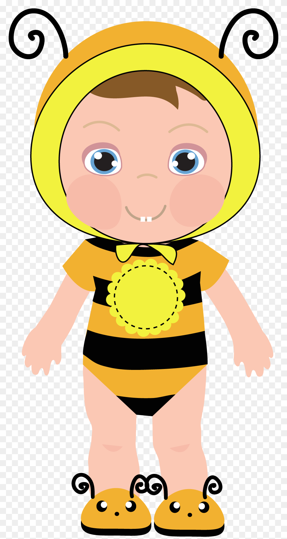 Bee Clipart Baby Girl, Face, Head, Person, Photography Free Png