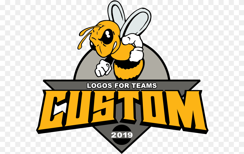 Bee Clipart Basket Rabbit Team Logo, Animal, Invertebrate, Insect, Wasp Png Image
