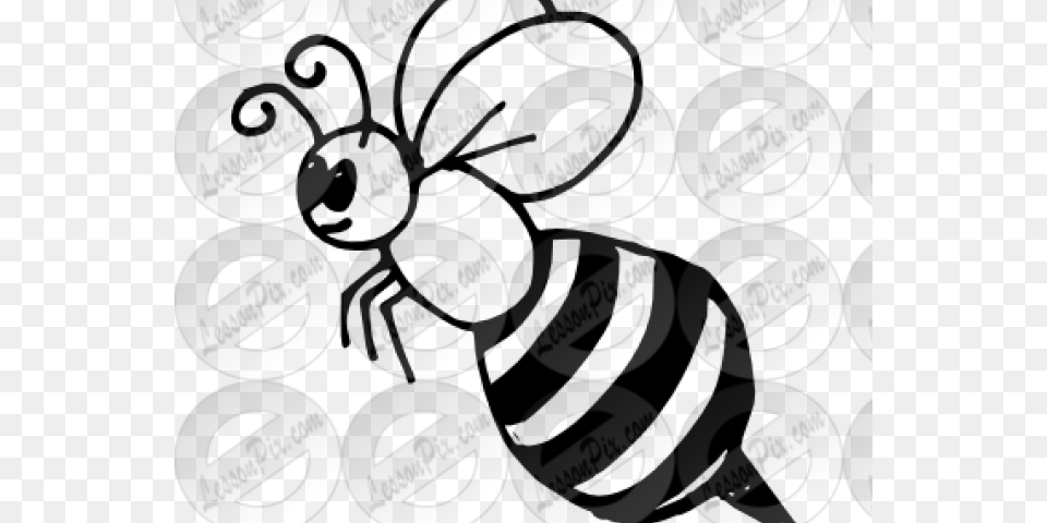 Bee Clipart Outline Bee, Text, Disk Png