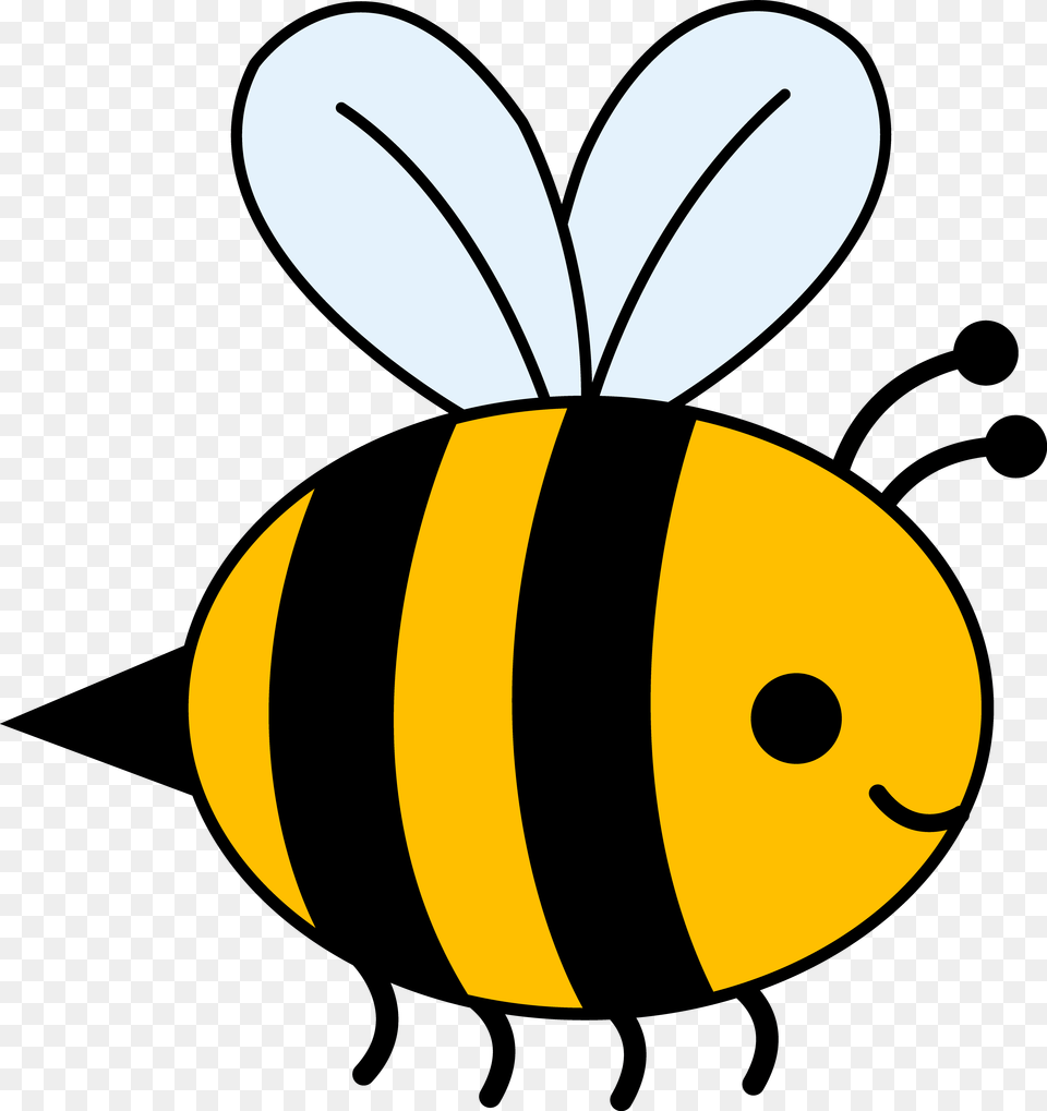 Bee Clipart Path, Animal, Honey Bee, Insect, Invertebrate Free Transparent Png
