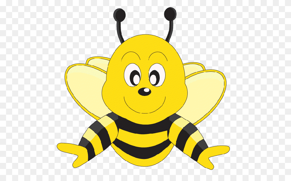 Bee Clipart Transparent, Animal, Honey Bee, Insect, Invertebrate Free Png Download