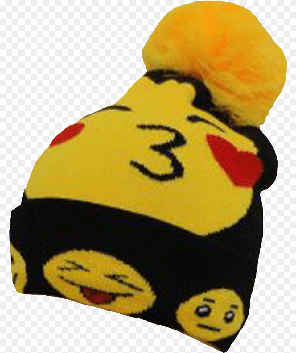 Bee Emoji, Cap, Clothing, Hat, Beanie Free Png Download