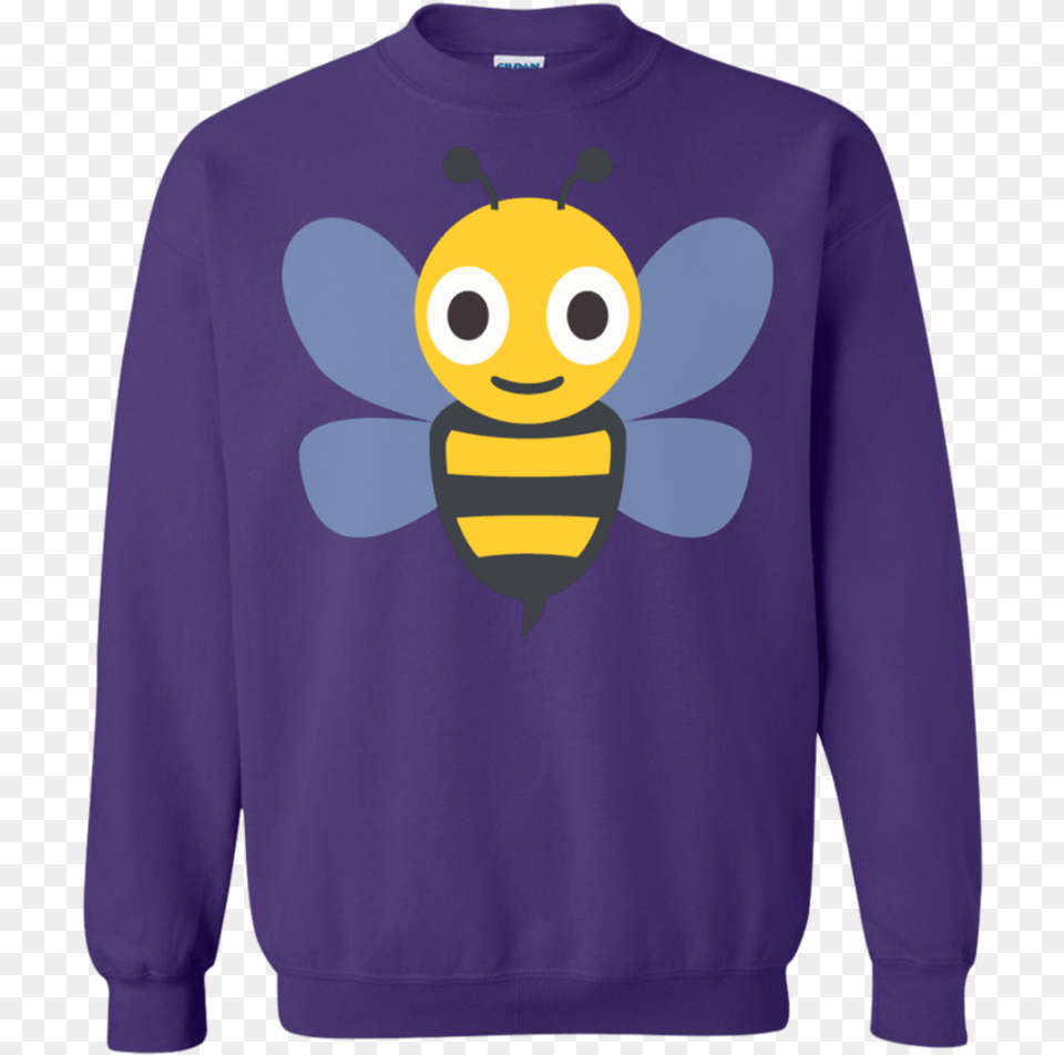 Bee Emoji Sweatshirt Gucci Sweatshirt With Bear, Clothing, Sweater, Knitwear, Person Png Image