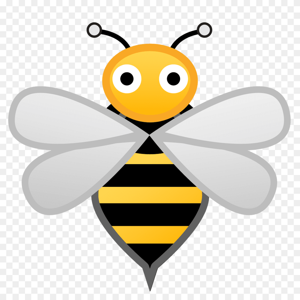 Bee Emoji Transparent Image, Animal, Honey Bee, Insect, Invertebrate Png