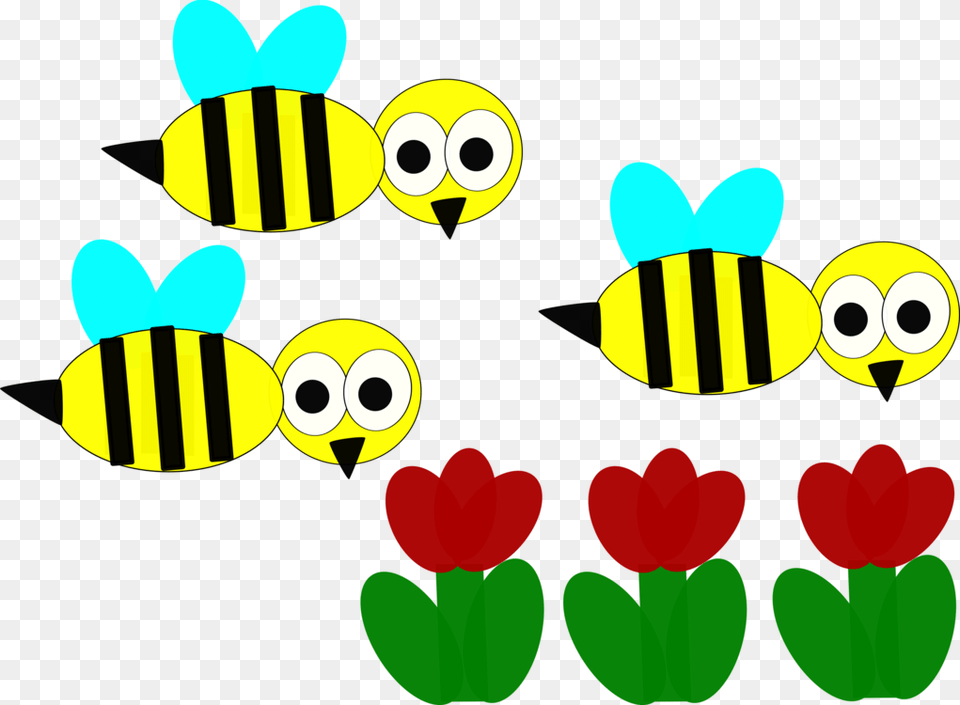 Bee Flower Computer Icons Drawing Cartoon Free Png