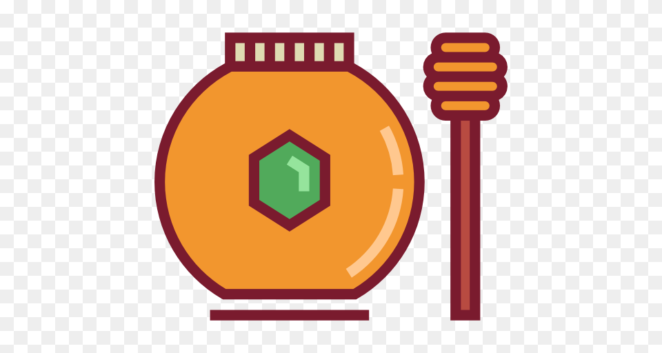 Bee Healthy Honey Organic Jar Sweet Pot Food Icon, Dynamite, Weapon Png Image