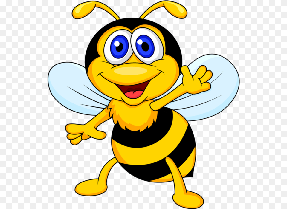 Bee Hive Clipart Class Bee Cartoon, Animal, Invertebrate, Insect, Wasp Png Image