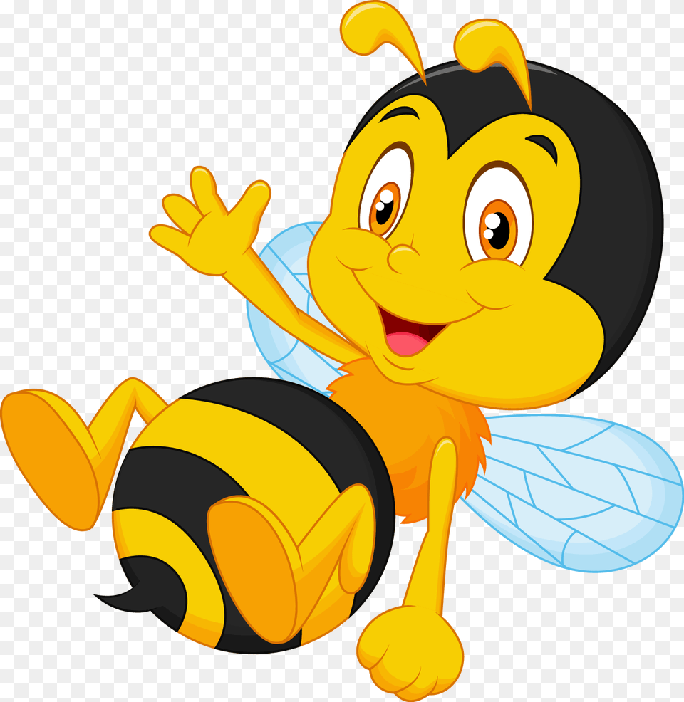 Bee Insect Clip Art Transprent Cute Bee Cartoon Vector, Animal, Invertebrate, Wasp, Bulldozer Free Png