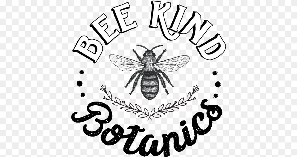 Bee Kind Botanics Honeybee, Logo, Animal, Insect, Invertebrate Png Image