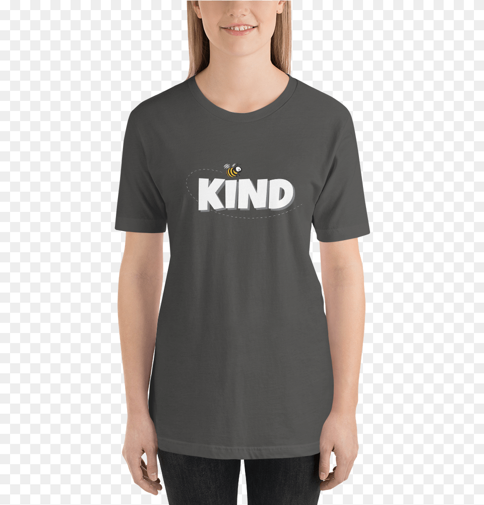 Bee Kind Featuring Busy The Bee T Shirt By Rob Kaz T Shirt, Clothing, T-shirt, Face, Head Png Image