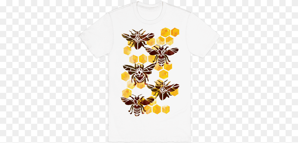 Bee Kingdom Mens T Shirt Office T Shirts, T-shirt, Clothing, Pattern, Graphics Png Image